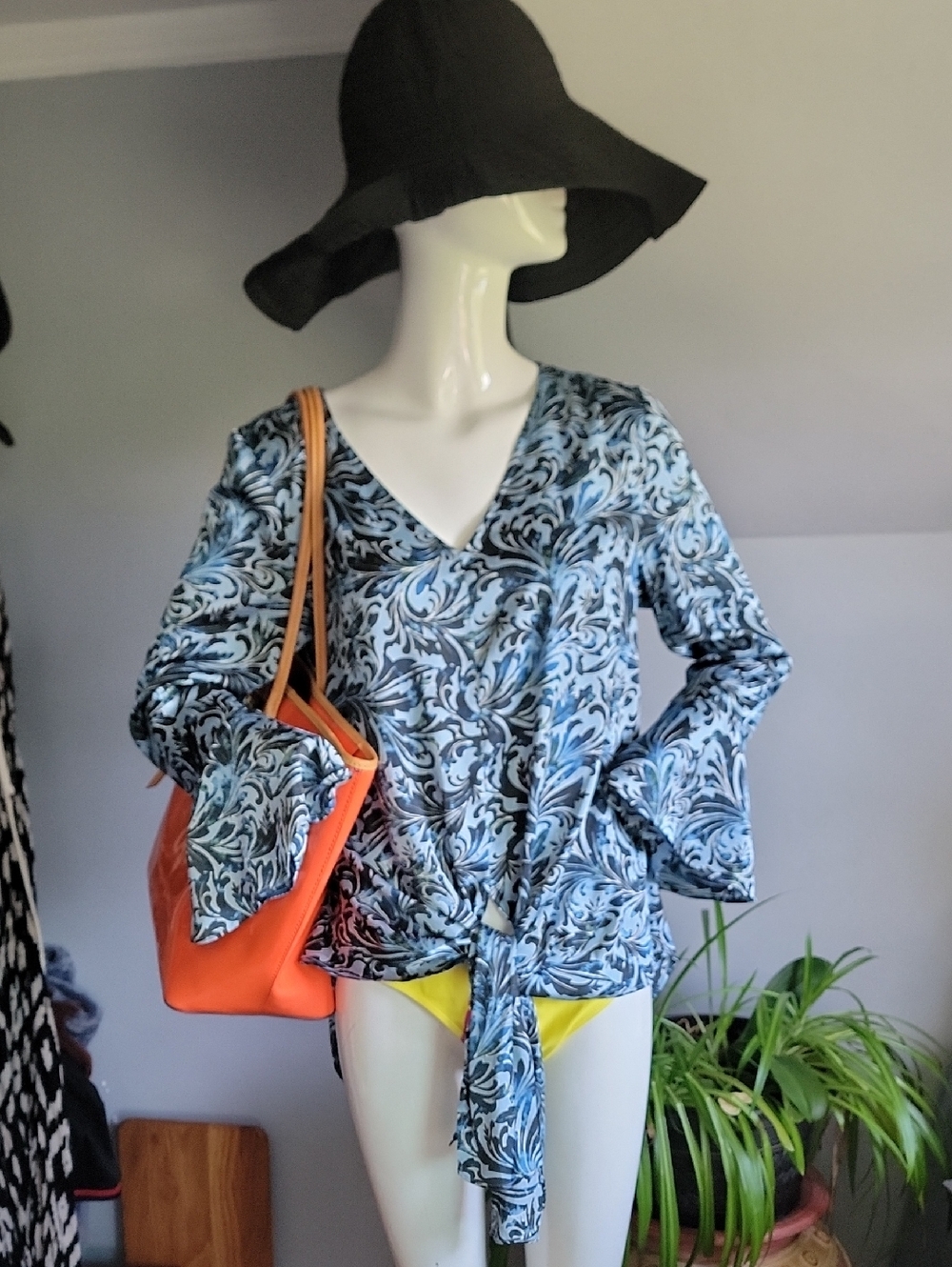 Tie-Front Top Sz Sm